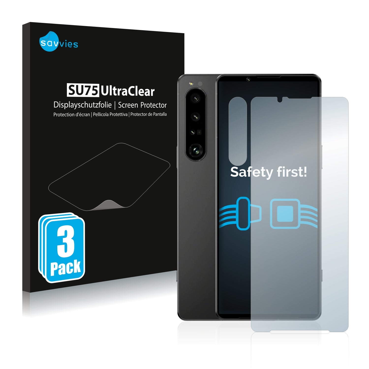 6pk Film Screen Protectors for Sony Xperia 1 IV (Front + cam ...
