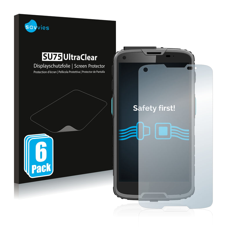 6x Savvies SU75 Screen Protector for Cilico C6