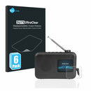 6x Film Screen Protector for SilverCrest DAB+ / UKW Radio SDABC 1 A1we