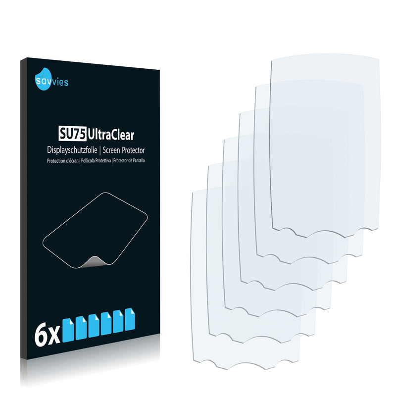 6x Savvies SU75 Screen Protector for Garmin Astro