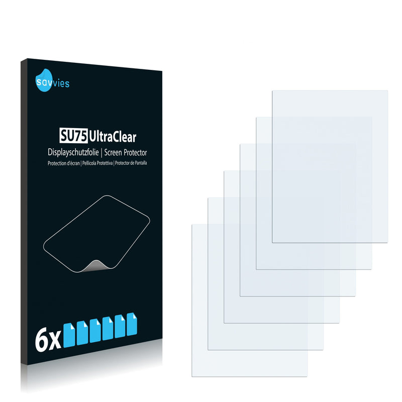 6x Savvies SU75 Screen Protector for Garmin n√ºvi 360T