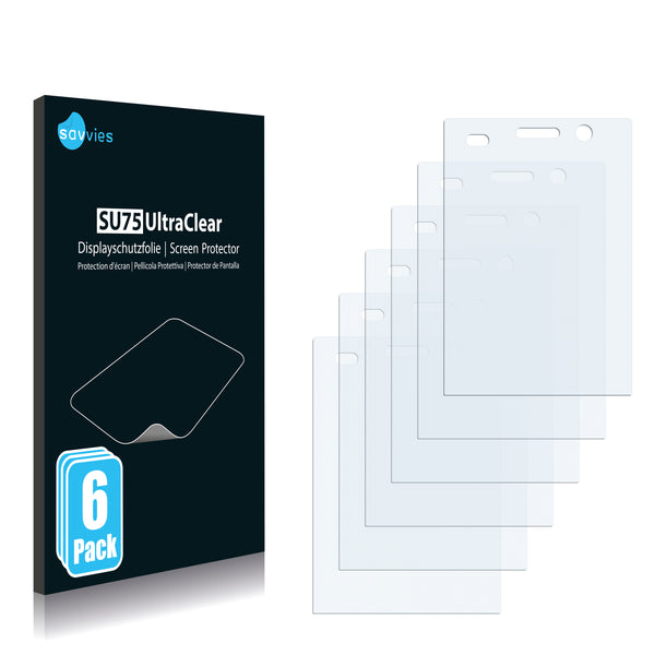 6x Savvies SU75 Screen Protector for i.safe IS330.2