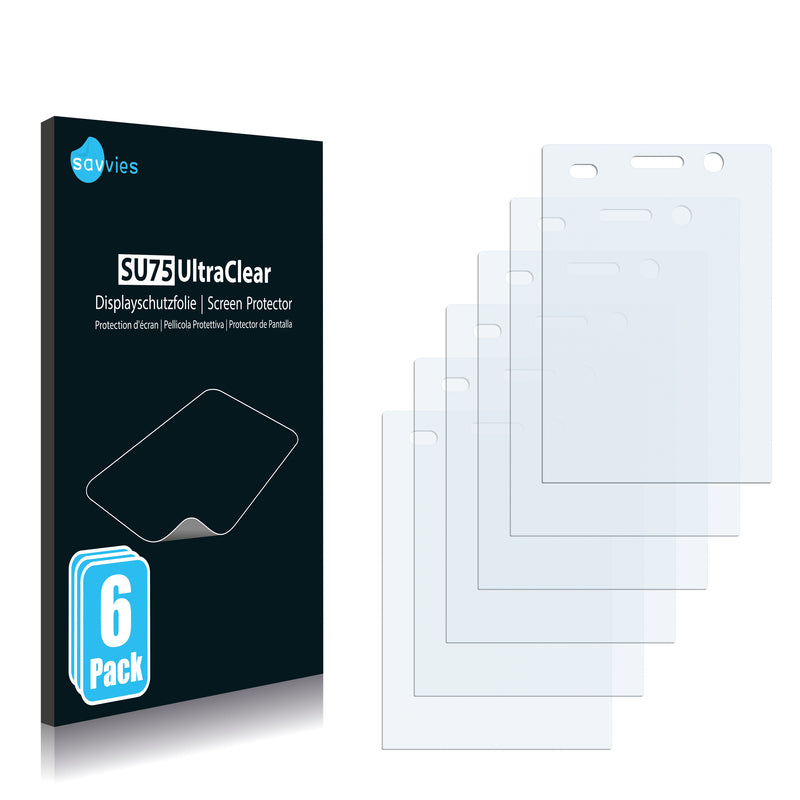 6x Savvies SU75 Screen Protector for i.safe IS330.2