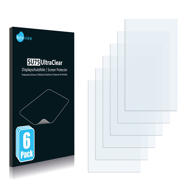 6x Savvies SU75 Screen Protector for Futaba 7PXR