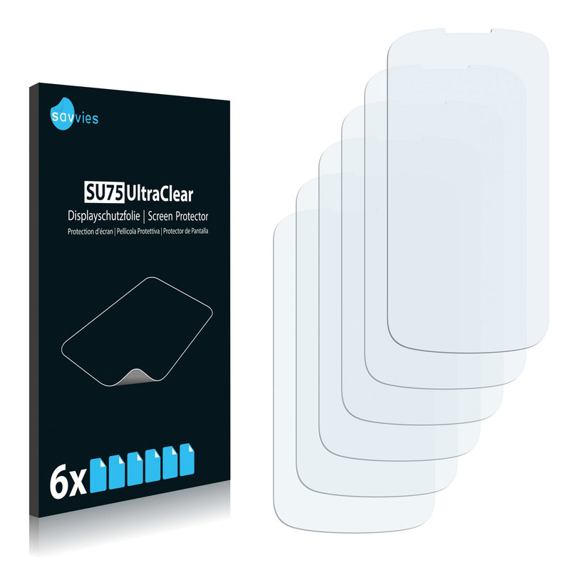 6x Savvies SU75 Screen Protector for Motorola Cliq 2