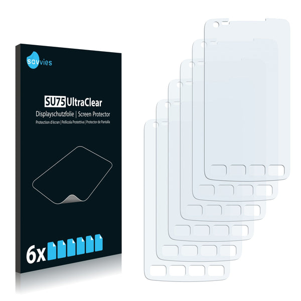 6x Savvies SU75 Screen Protector for Samsung Rugby Smart