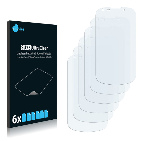 6x Savvies SU75 Screen Protector for Samsung Galaxy Stellar I200