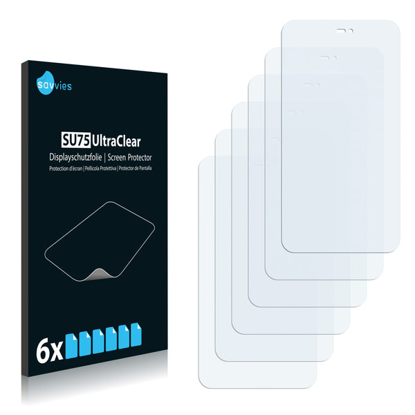 6x Savvies SU75 Screen Protector for Meizu MX2