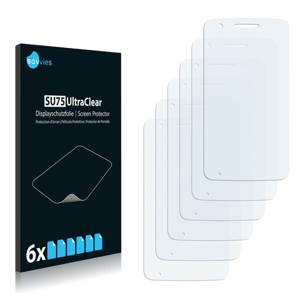6x Savvies SU75 Screen Protector for Alcatel One Touch OT-4030A SPop