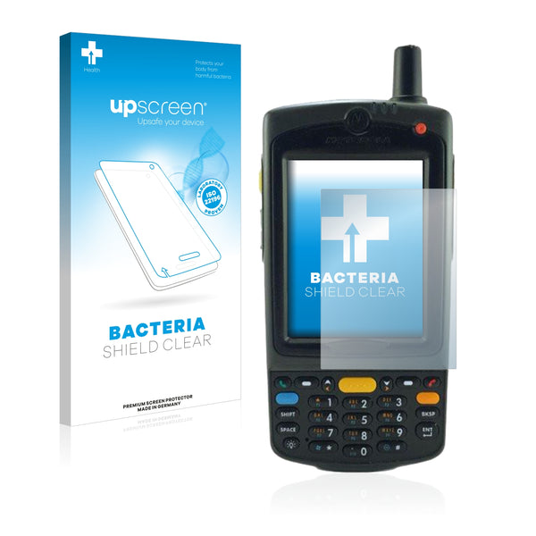 upscreen Bacteria Shield Clear Premium Antibacterial Screen Protector for Symbol MC75 3G