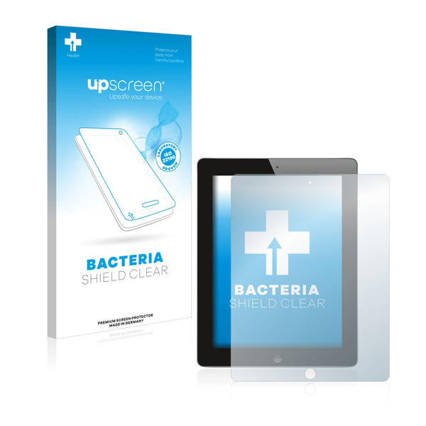 upscreen Bacteria Shield Clear Premium Antibacterial Screen Protector for Apple iPad 2 (Wi-Fi + 3G)