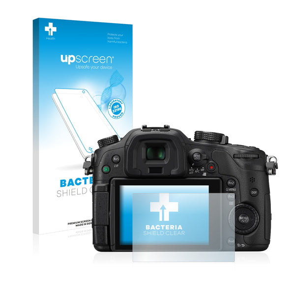 upscreen Bacteria Shield Clear Premium Antibacterial Screen Protector for Panasonic Lumix DMC-GH3