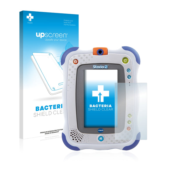 upscreen Bacteria Shield Clear Premium Antibacterial Screen Protector for  Vtech Storio Max XL 2.0 - ScreenShield