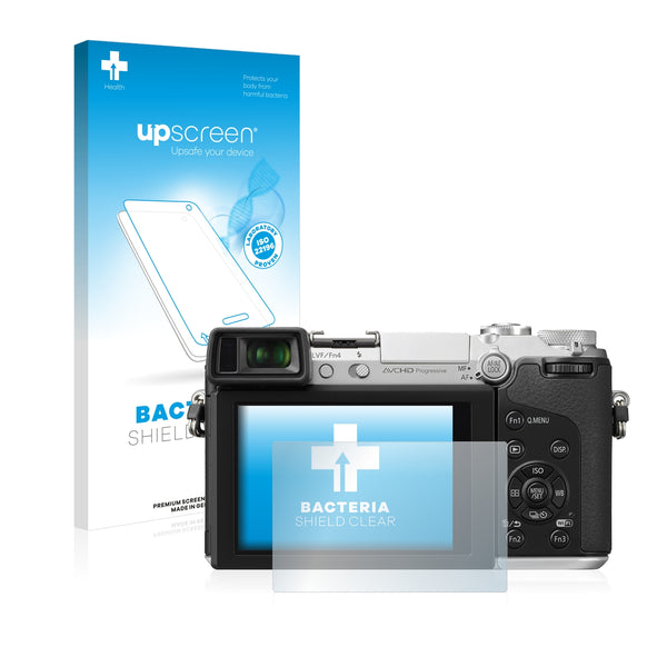 upscreen Bacteria Shield Clear Premium Antibacterial Screen Protector for Panasonic Lumix DMC-GX7