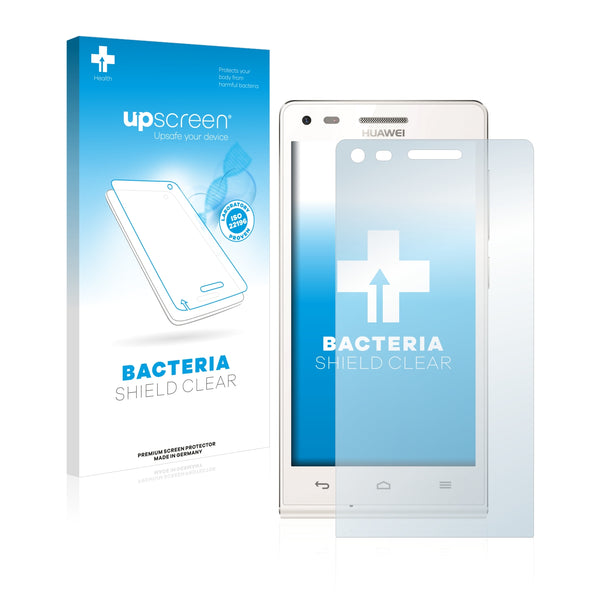 upscreen Bacteria Shield Clear Premium Antibacterial Screen Protector for Huawei Ascend G6
