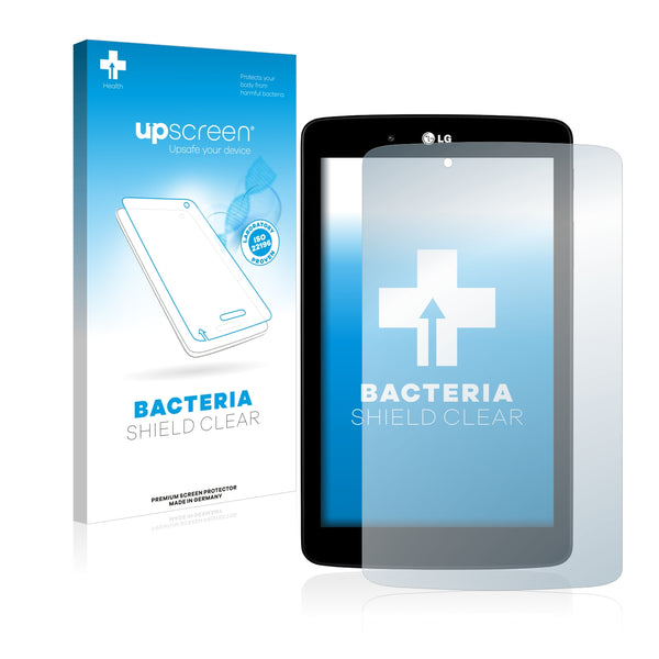upscreen Bacteria Shield Clear Premium Antibacterial Screen Protector for LG Electronics G Pad 7.0