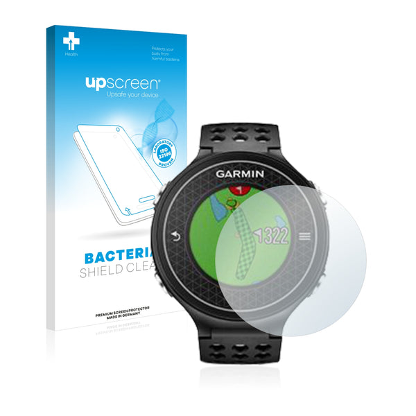 upscreen Bacteria Shield Clear Premium Antibacterial Screen Protector for Garmin Approach S6