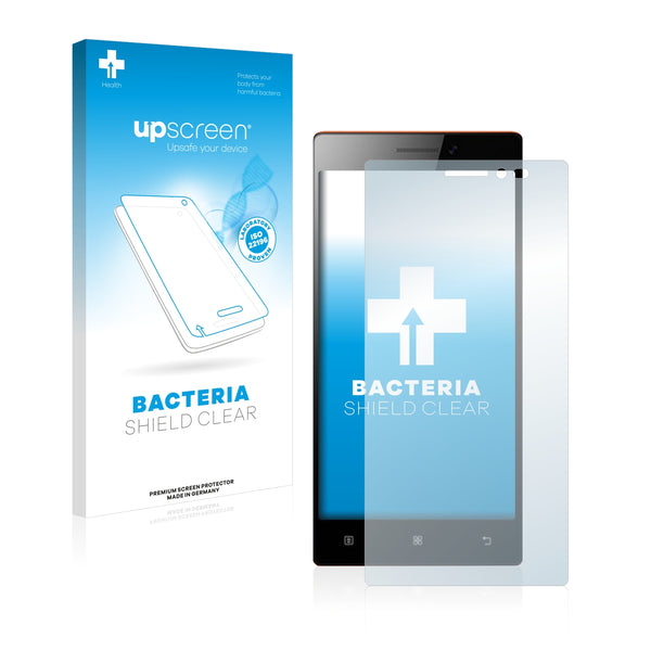 upscreen Bacteria Shield Clear Premium Antibacterial Screen Protector for Lenovo Vibe X2