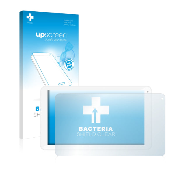 upscreen Bacteria Shield Clear Premium Antibacterial Screen Protector for TrekStor SurfTab breeze 10.1 quad