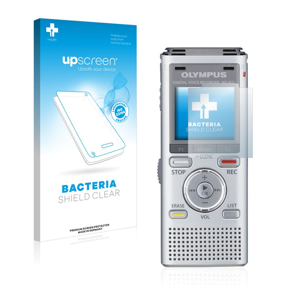 upscreen Bacteria Shield Clear Premium Antibacterial Screen Protector for Olympus WS-832
