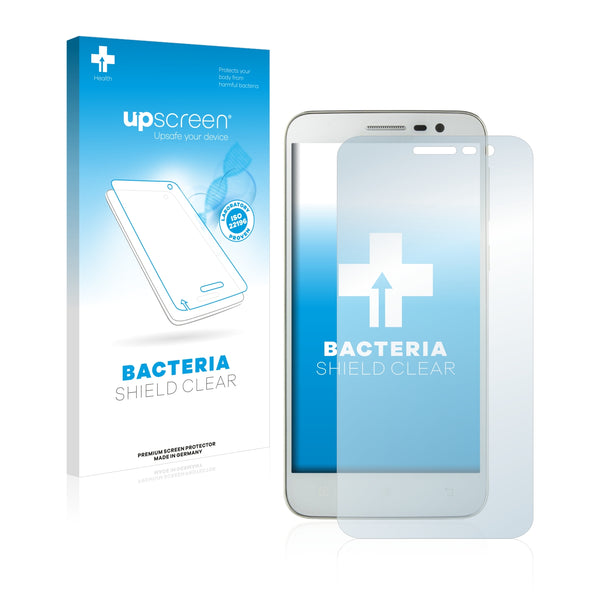 upscreen Bacteria Shield Clear Premium Antibacterial Screen Protector for Lenovo Golden Warrior A8 A806