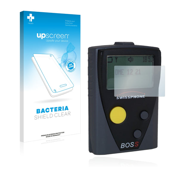 upscreen Bacteria Shield Clear Premium Antibacterial Screen Protector for Swissphone Boss 940