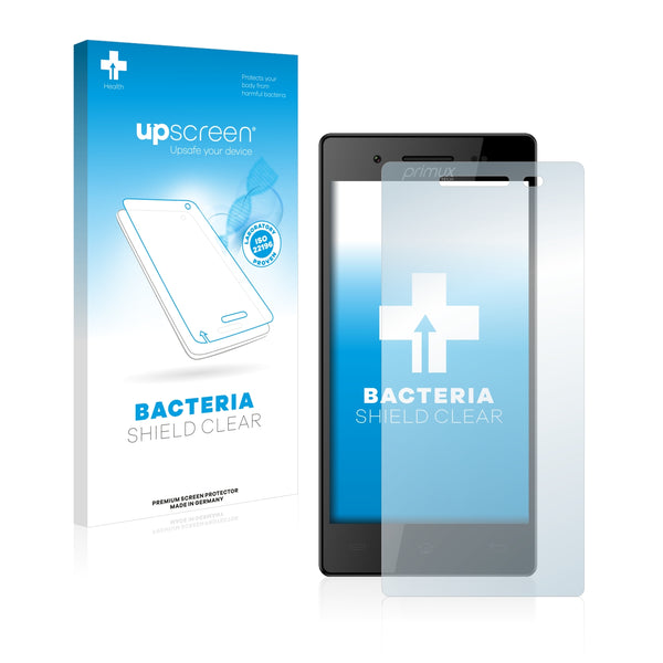 upscreen Bacteria Shield Clear Premium Antibacterial Screen Protector for Primux Kappa
