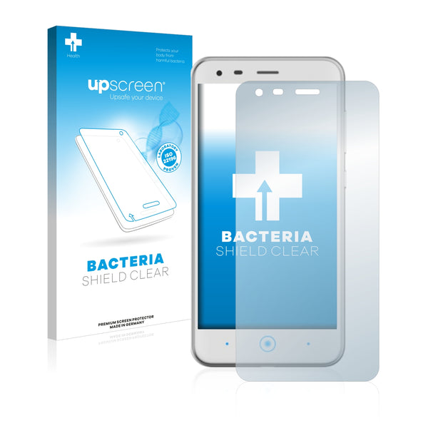 upscreen Bacteria Shield Clear Premium Antibacterial Screen Protector for ZTE ZTE Q7-C