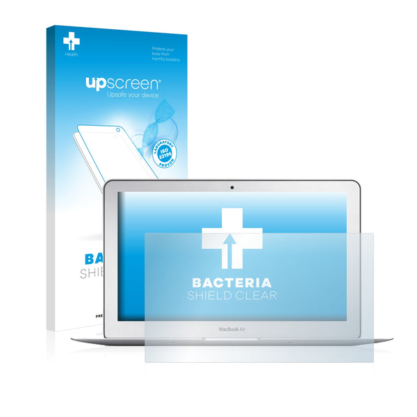 upscreen Bacteria Shield Clear Premium Antibacterial Screen Protector for Apple MacBook Air 11 (Early 2014)