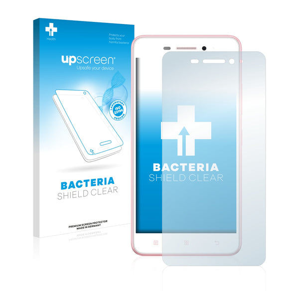 upscreen Bacteria Shield Clear Premium Antibacterial Screen Protector for Lenovo S60