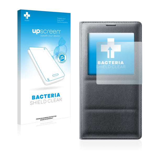 upscreen Bacteria Shield Clear Premium Antibacterial Screen Protector for Samsung Galaxy Note 4 View Cover