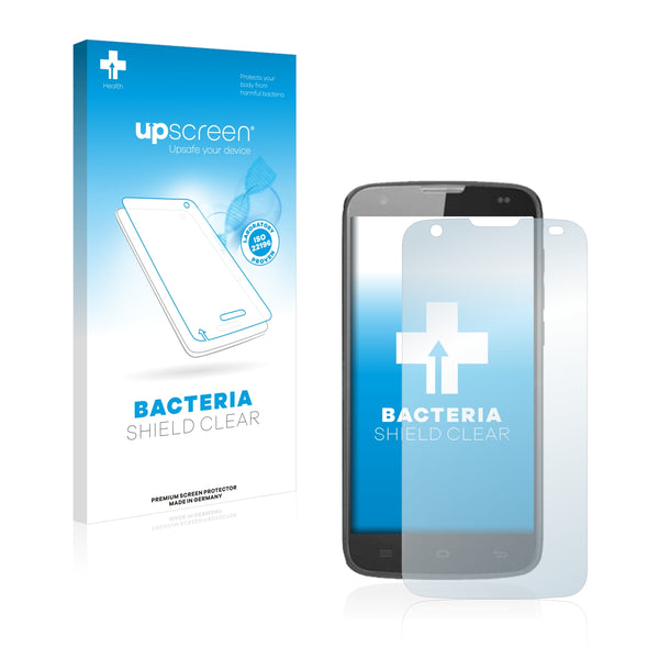 upscreen Bacteria Shield Clear Premium Antibacterial Screen Protector for Yezz Andy 5EL