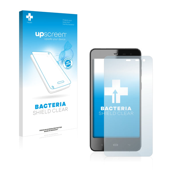 upscreen Bacteria Shield Clear Premium Antibacterial Screen Protector for Phicomm Energy M+ (E551)