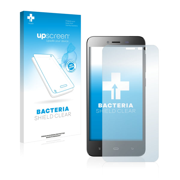upscreen Bacteria Shield Clear Premium Antibacterial Screen Protector for Phicomm Clue L