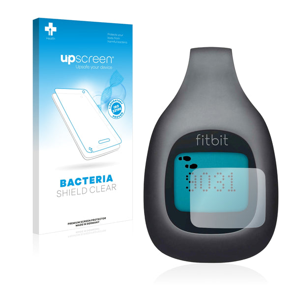 upscreen Bacteria Shield Clear Premium Antibacterial Screen Protector for Fitbit Zip