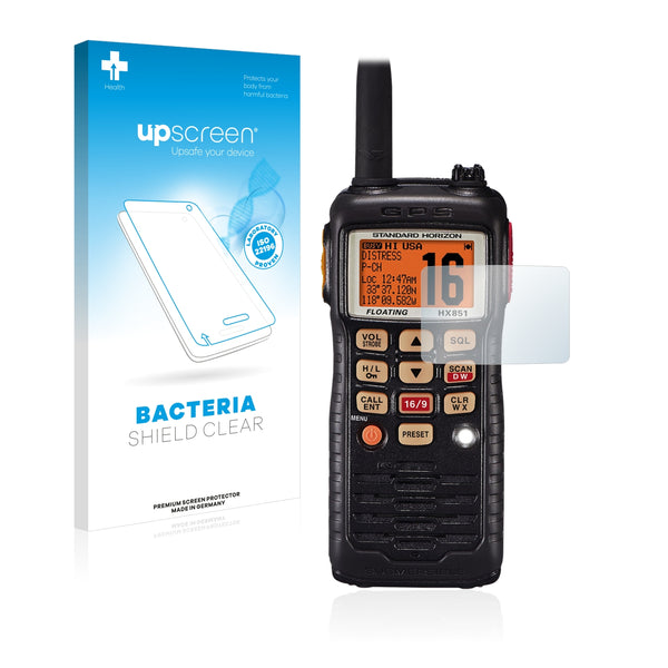 upscreen Bacteria Shield Clear Premium Antibacterial Screen Protector for Standard Horizon HX-851