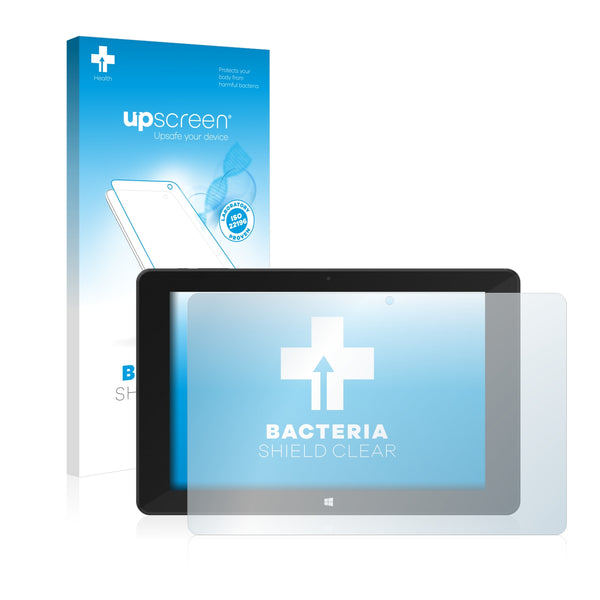 upscreen Bacteria Shield Clear Premium Antibacterial Screen Protector for TrekStor Volks-Tablet (2015)