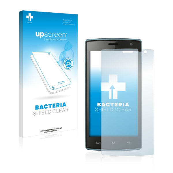 upscreen Bacteria Shield Clear Premium Antibacterial Screen Protector for Blackview Breeze