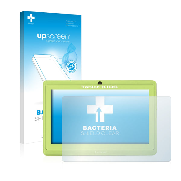 upscreen Bacteria Shield Clear Premium Antibacterial Screen Protector for Lexibook Tablet Kids