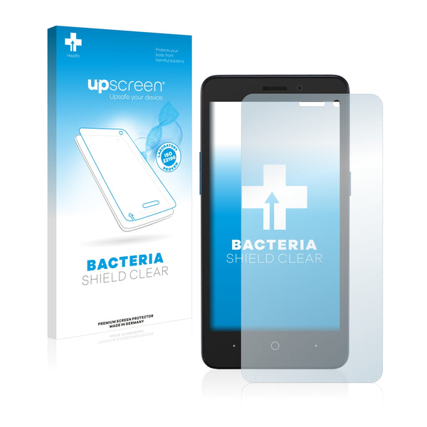 upscreen Bacteria Shield Clear Premium Antibacterial Screen Protector for ZTE Avid Plus