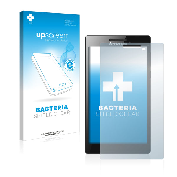 upscreen Bacteria Shield Clear Premium Antibacterial Screen Protector for Lenovo Tab 2 A7-20