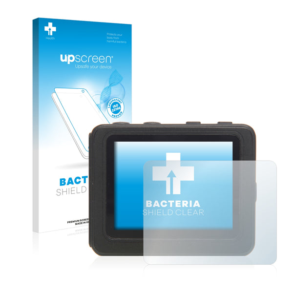 upscreen Bacteria Shield Clear Premium Antibacterial Screen Protector for Rollei Actioncam S-50 WiFi