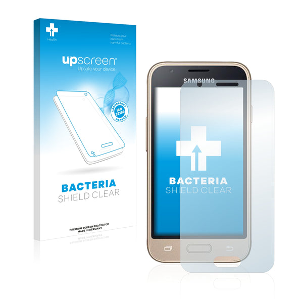 upscreen Bacteria Shield Clear Premium Antibacterial Screen Protector for Samsung Galaxy J1 Nxt