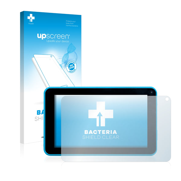 upscreen Bacteria Shield Clear Premium Antibacterial Screen Protector for Lexibook Power Tablet