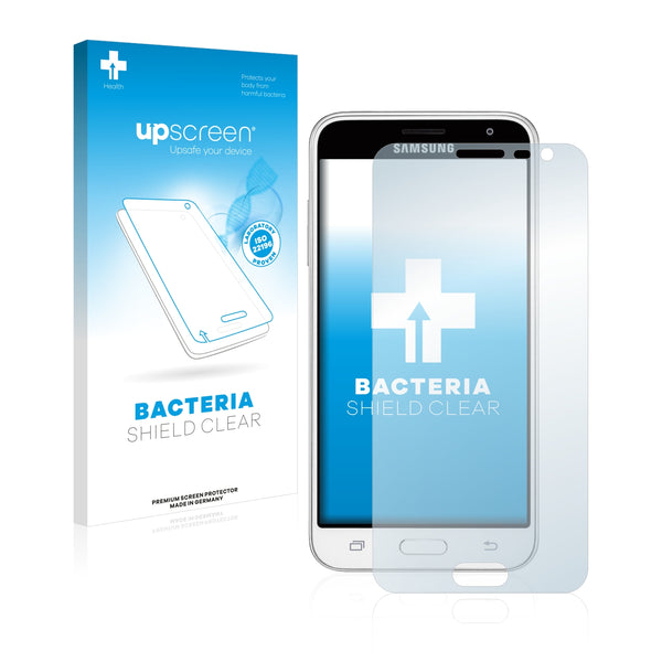 upscreen Bacteria Shield Clear Premium Antibacterial Screen Protector for Samsung Amp Prime