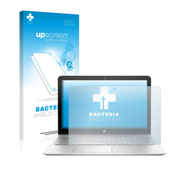 upscreen Bacteria Shield Clear Premium Antibacterial Screen Protector for HP Envy 15-as000 (Touch)