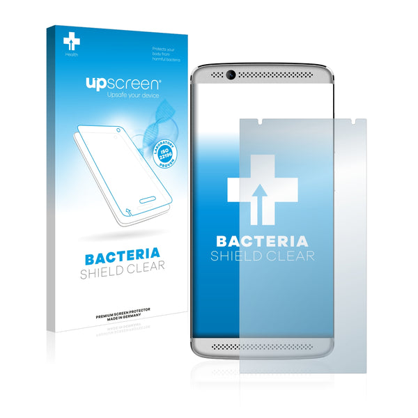 upscreen Bacteria Shield Clear Premium Antibacterial Screen Protector for ZTE Axon 7 Mini