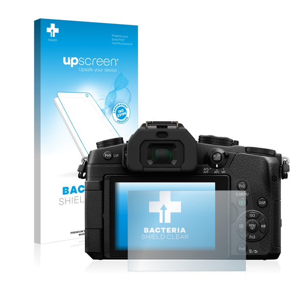upscreen Bacteria Shield Clear Premium Antibacterial Screen Protector for Panasonic Lumix DMC-G81