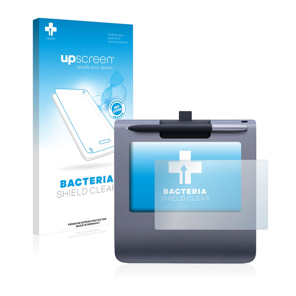 upscreen Bacteria Shield Clear Premium Antibacterial Screen Protector for Wacom STU-530