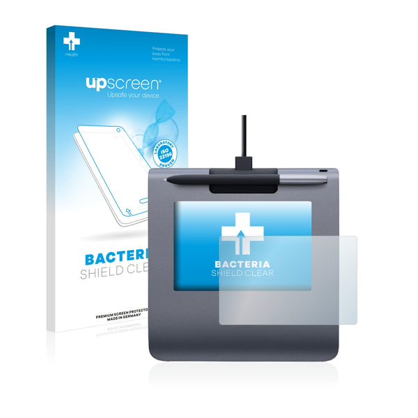upscreen Bacteria Shield Clear Premium Antibacterial Screen Protector for Wacom STU-430